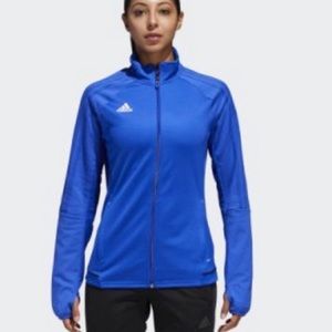 🆕 Adidas navy blue dry fit zipper jacket